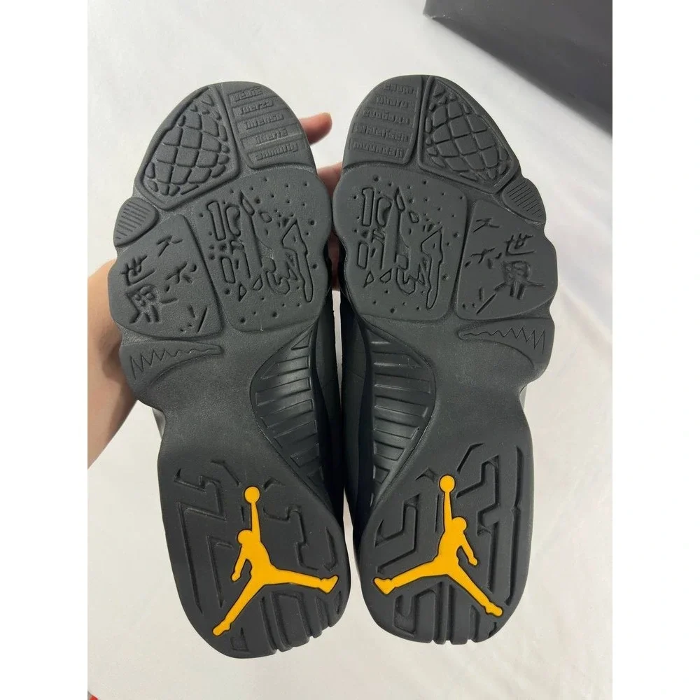 Nike Air Jordan 9 Retro 'Dark Charcoal University Gold' CT8019-070 Size 12